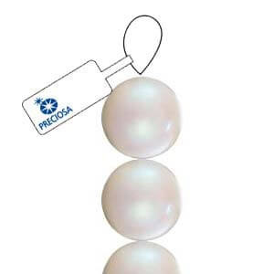 Preciosa Maxima 4mm Round PEARLESCENT WHITE Pearls