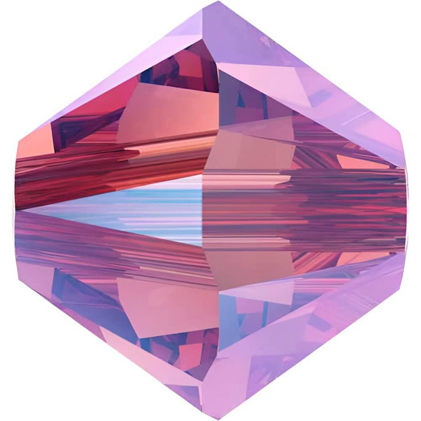 ELITE Eureka Crystal Bicone Bead 4mm ROSE PEACH SHIMMER 5328