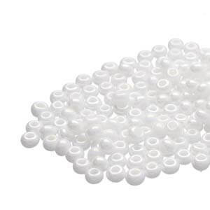 WHITE LUSTER Preciosa Czech Glass Seed Beads 11/0