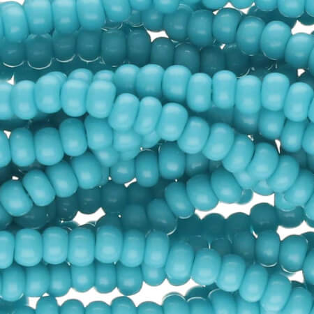 Preciosa Czech Glass Seed Beads 11/0 TURQUOISE BLUE