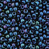 Toho ROUND 8/0 Seed Beads METALLIC NEBULA (2.5" tube)