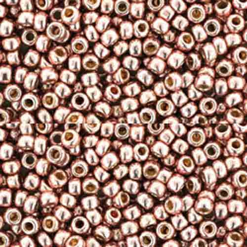 SIZE-11 #PF552 SWEET BLUSH GALVANIZED PERMAFINISH Toho BEADS