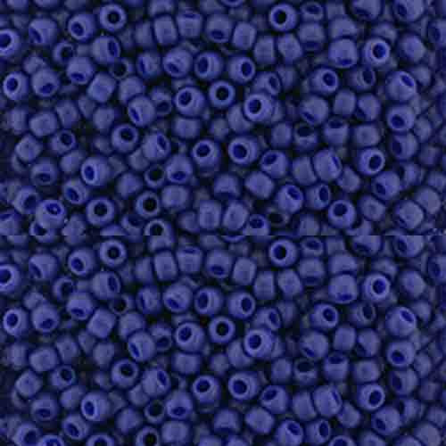 SIZE-11 #2607F NAVY BLUE SEMI GLAZED Toho