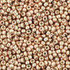 SIZE-11 #PF551 PERMAFINISH GALVANIZED ROSE GOLD Toho Round Seed Beads