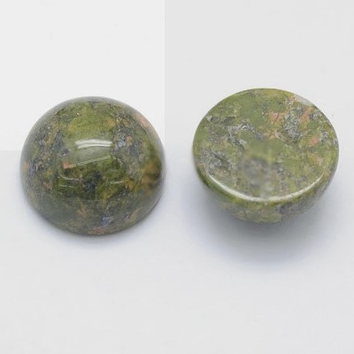 Round Cabochon 12mm Natural Unakite